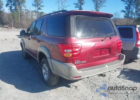 2002 Toyota Sequoia Sr5 V8 z USA, uszkodzony, nr VIN 5TDZT34A92S079686